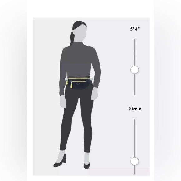 Kate Spade Midnight Blue and Lemon Belt Bag - Picture 4 of 7